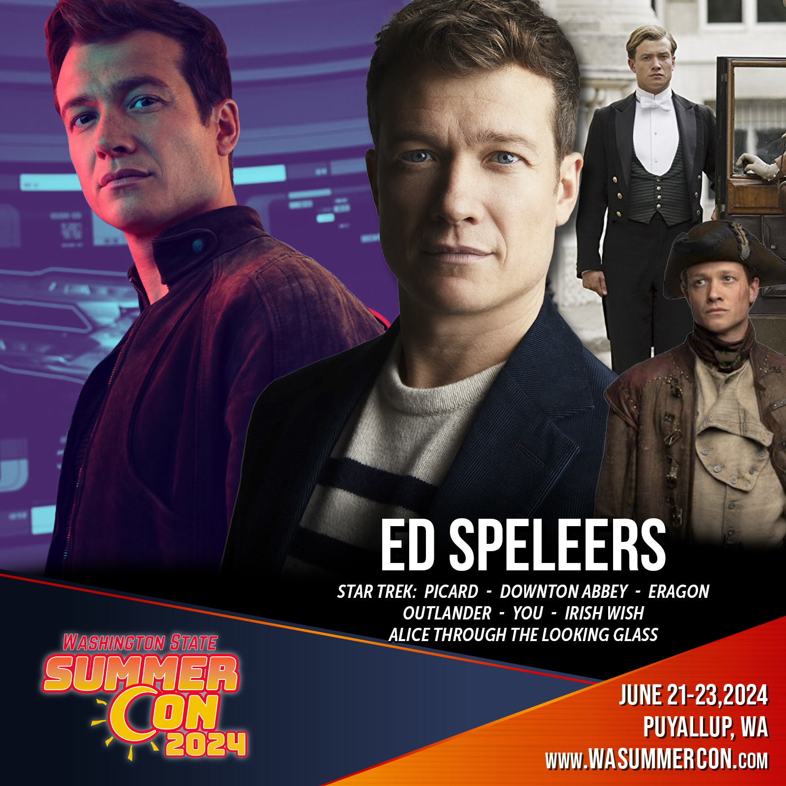 Ed Speleers Washington State Summer Con
